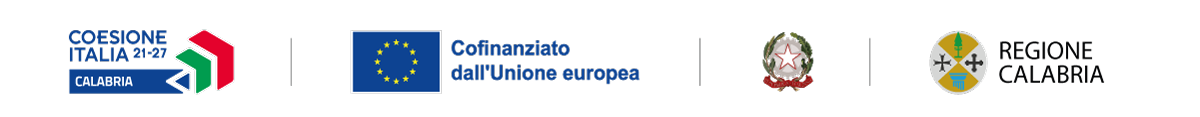 Loghi istituzionali del Programma Regionale Calabria FESR FSE+ 2021-2027